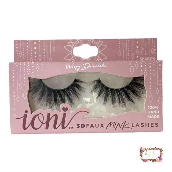 NEW Ioni 3D Faux Mink Lashes Wispy Full Dramatic & Eyelash Glue - Picture 5 of 5
